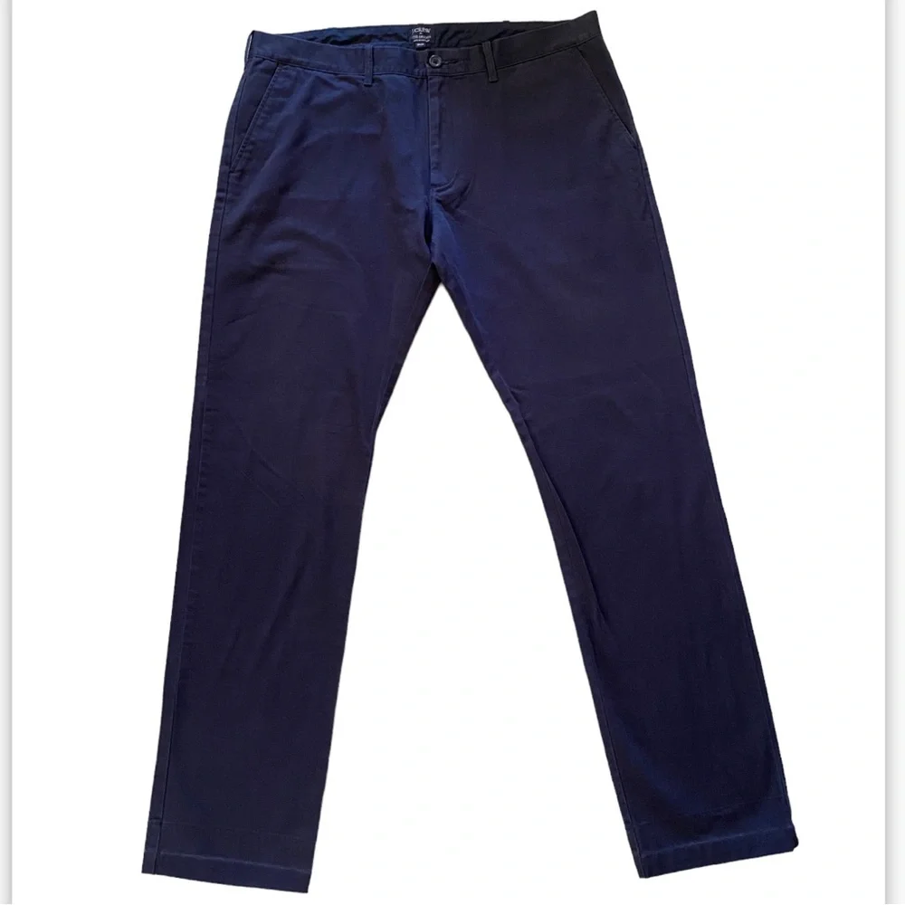 J CREW Men’s “The Driggs” Blue Casual Chino Pants 100% Cotton 36/32